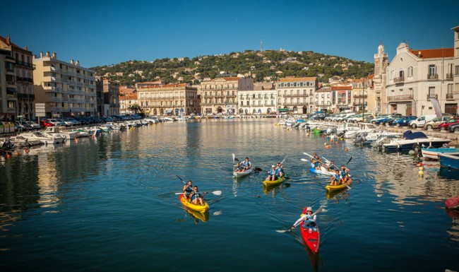 Découvrez sete en kayak de mer